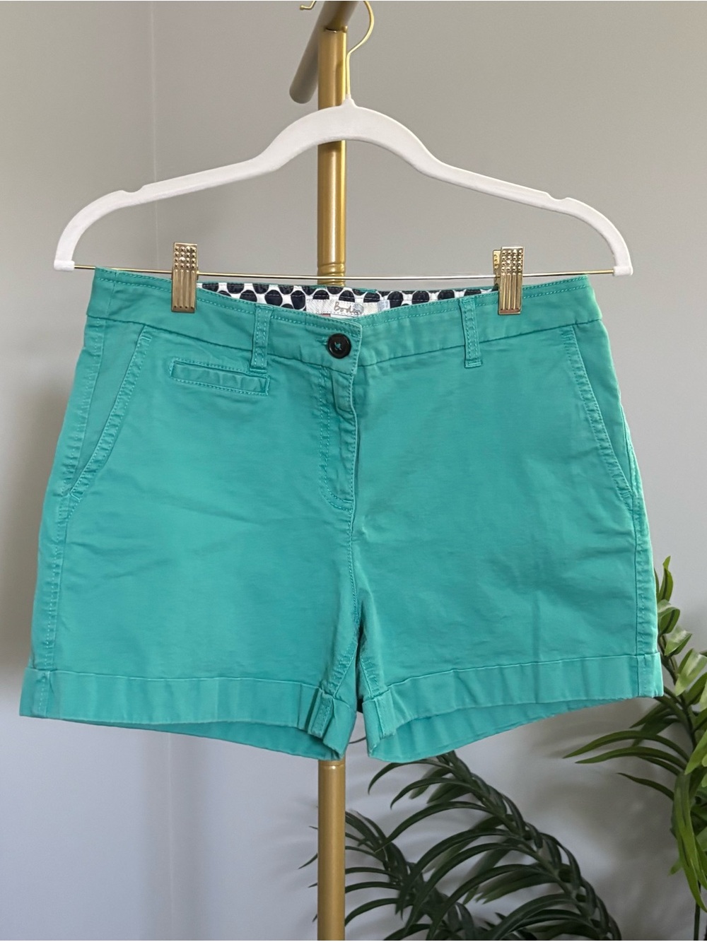 Boden Teal Chino Shorts